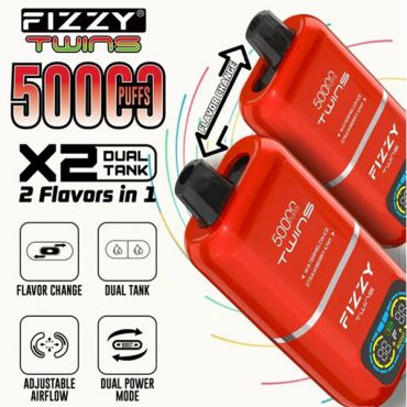 FIZZY TWINS 50000 Puff 2 in 1 Disposable Vape